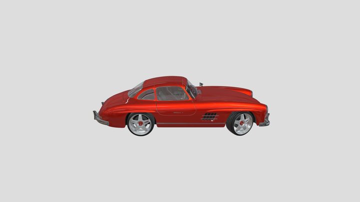 Sl300 Robin V8 and OZ Wheels 3D Model