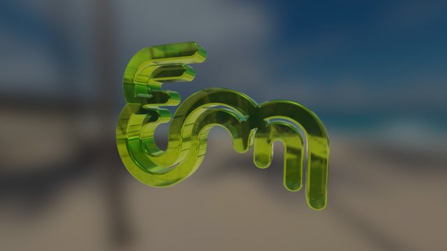 Logo E M 3D Model