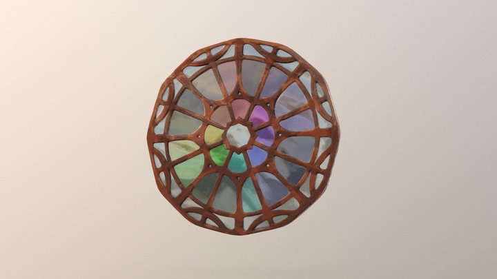 Dome window | Stained glass 3D Model