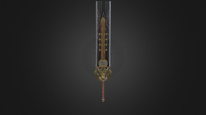 gladiolus amicitia sword 3D Model