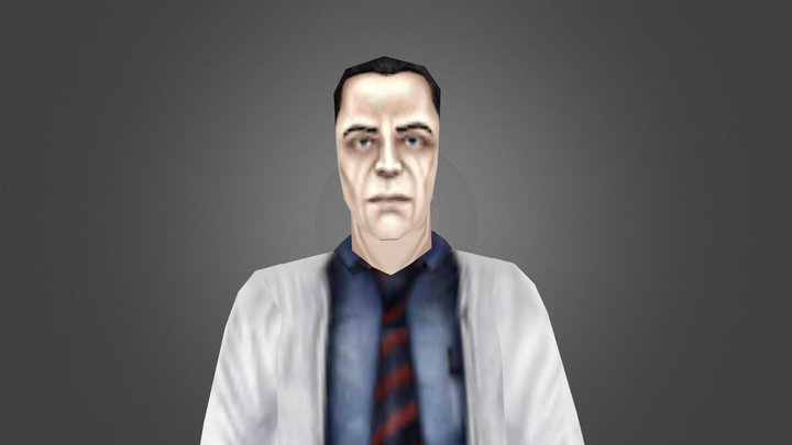 Half Life Alyx: Gman 3d Model