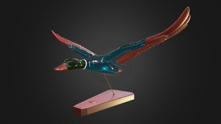 Duck - Sculpture 3D Model