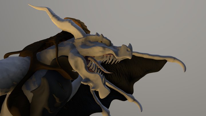 Silvertail The Wyvern 3D Model