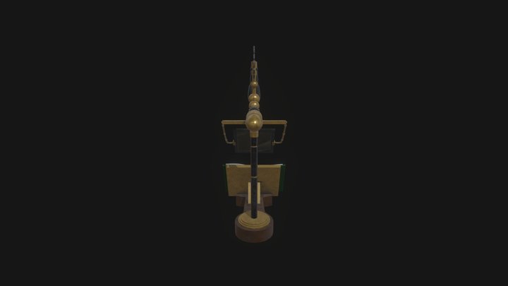 sosten libro 3D Model