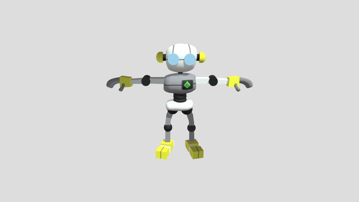 Robot Player 3D Model