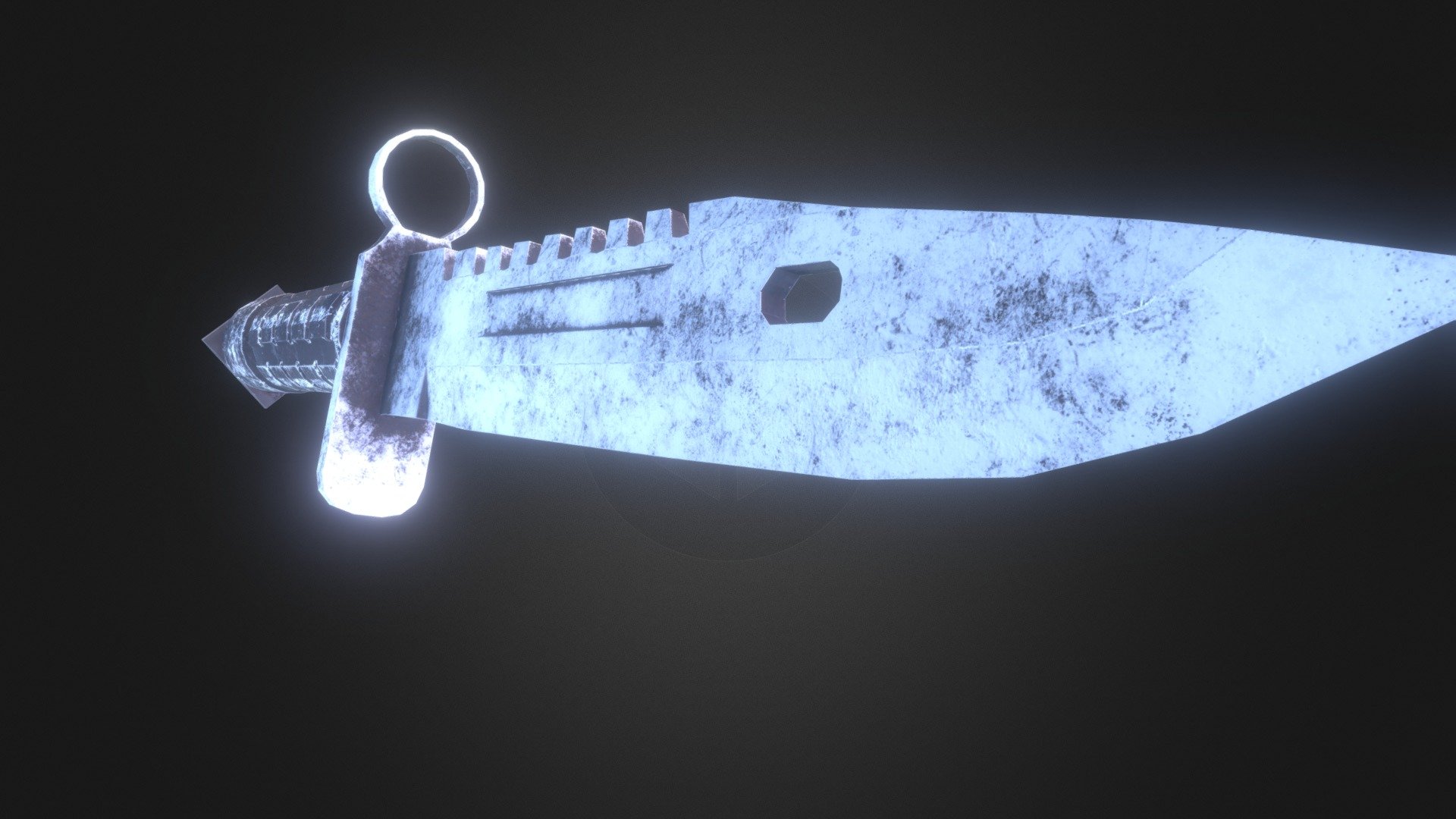 Knife Dirt Substance Painter Blender