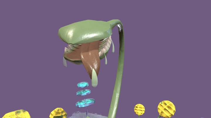 Alien Plants (v2) 3D Model
