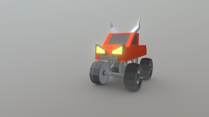 Evil car 2 3D Model