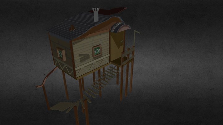 Sea of Thieves Stylized Hut 3D Model