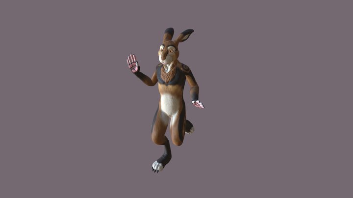 Goofy Running 3D Model