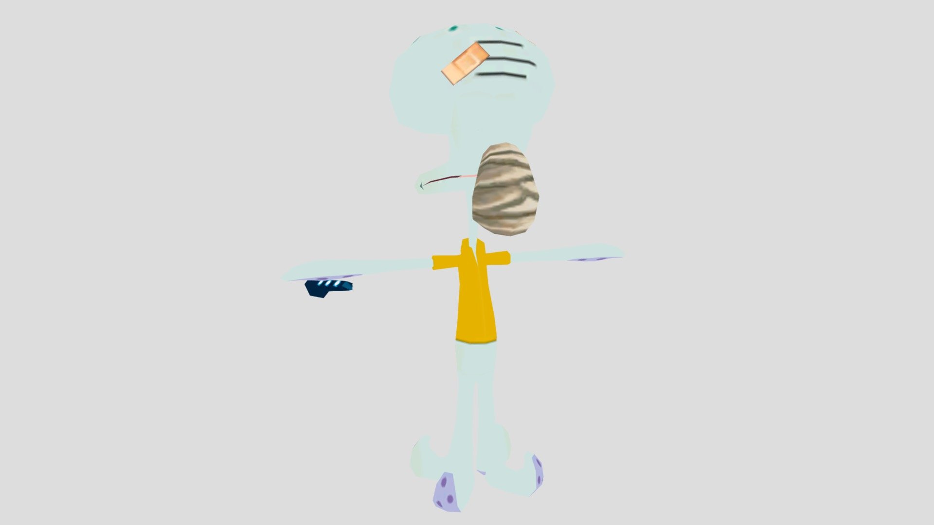 BFBB - Squidward Tentacles - Download Free 3D model by SMF Features ...