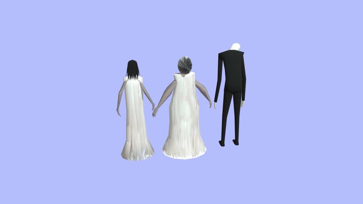slendrina and slendrina mom and slenderman old