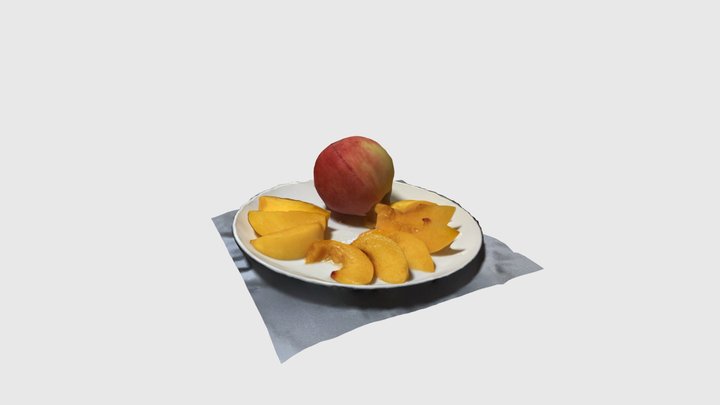 Peach 3D Model