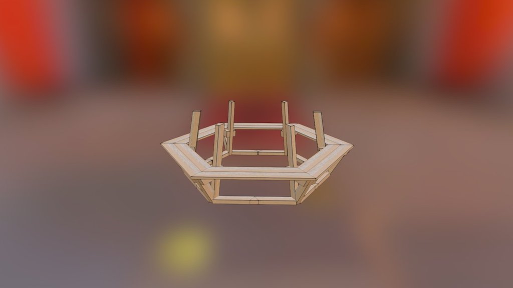 Tree Bench - 3D model by ryryk1 [6eb8190] - Sketchfab