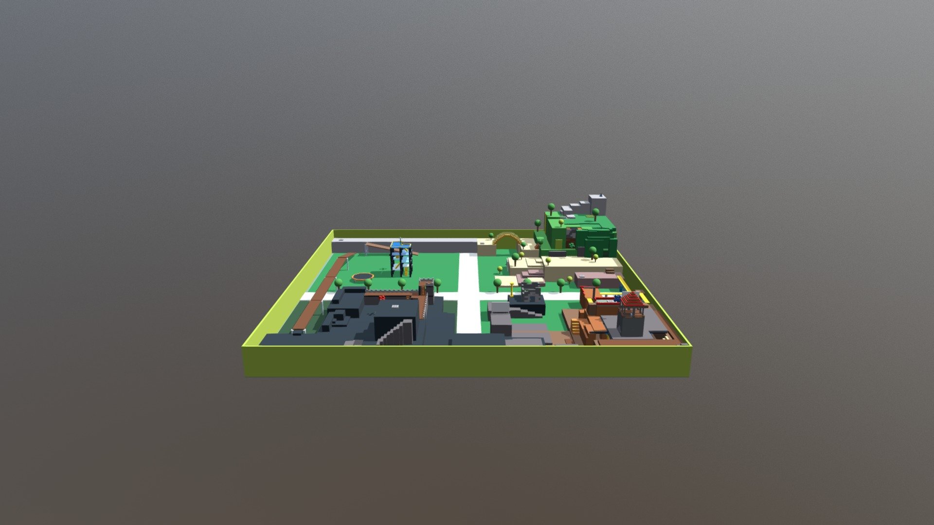 Crossroads Download Free 3d Model By Luke Steel Luke Steel 6eba146 - cross thee roads roblox