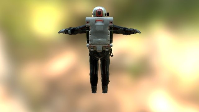 Astronauta 3D Model