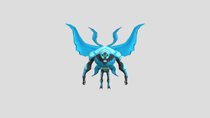 Big Chill (Ben 10 Omniverse Nintendo 3DS) 3D Model