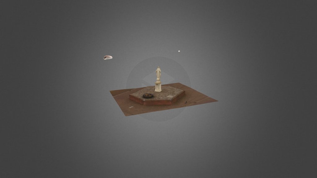 3d map of a statue