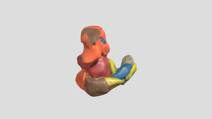 orange creature – Modello 3D gratuito STL