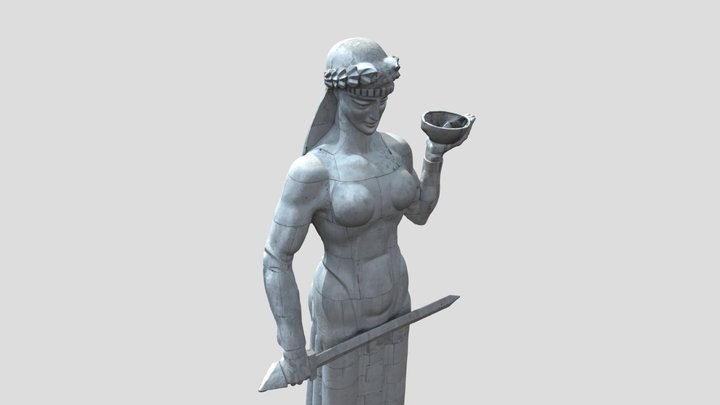 ქართვლის დედა - Mother of a Georgian 3D Model