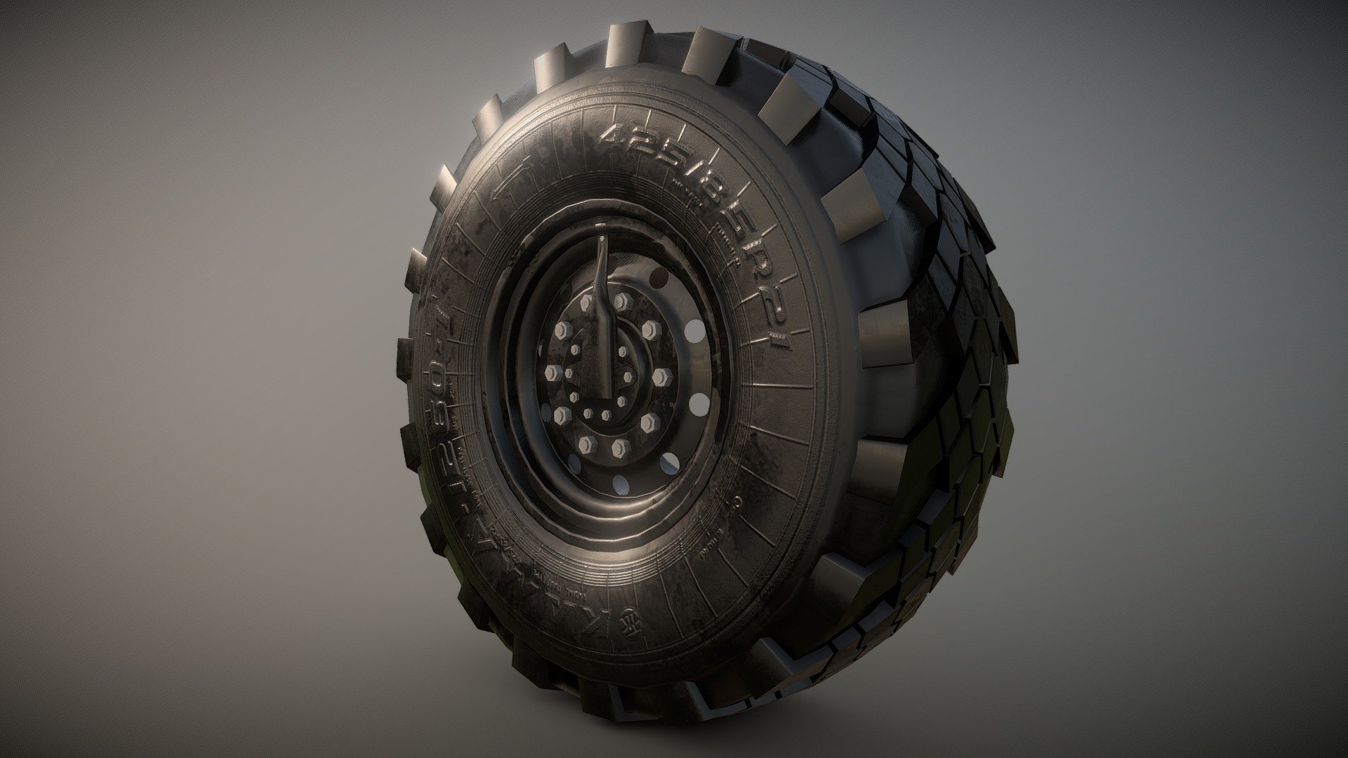 Offroad Truck Wheel - Download Free 3D model by andersonfo [6ebc61a ...