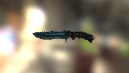 Combat knife 3D Model