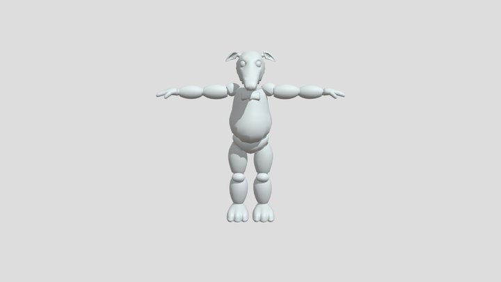 FNAF Borzoi 3D Model