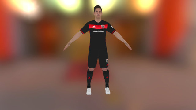 Previa FC Ingolstadt 04 Away 2017 2017 PS4 3D Model