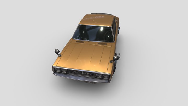 Free_1972_datsun_240k_gt 3D Model