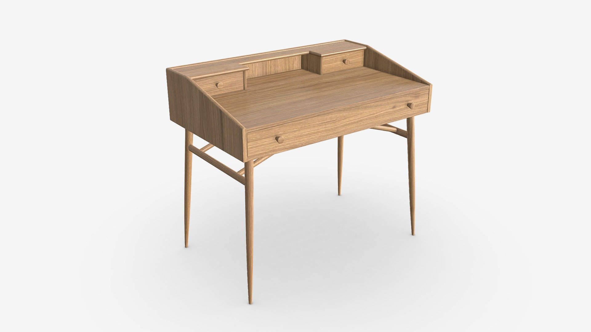 Desk Ercol Shalstone John Lewis Buy Royalty Free 3D model by HQ3DMOD (AivisAstics) [6ebe050