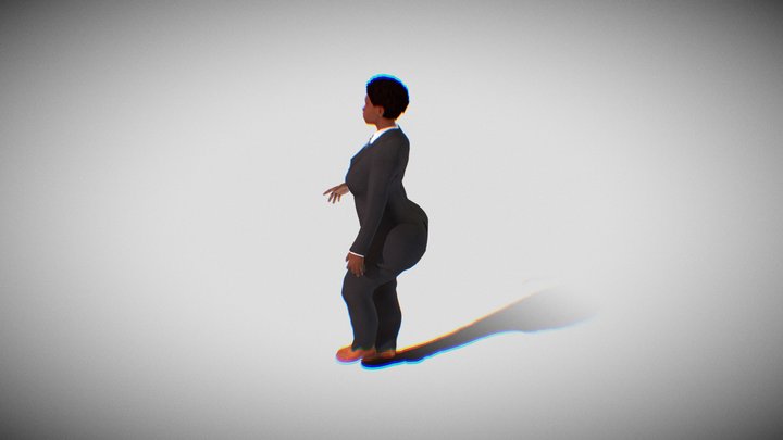 african female 3D Model