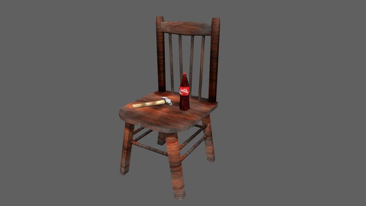 By The Ocean - 3 Simple props 3D Model