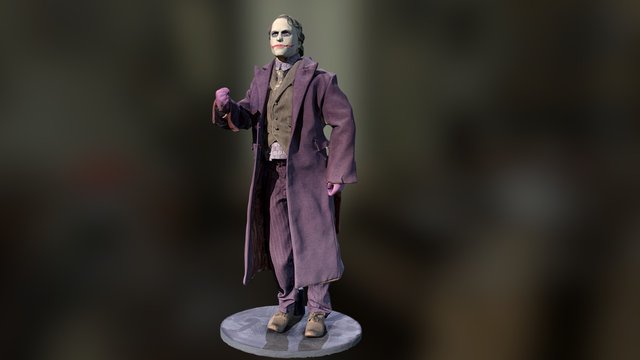 Joker Figurine 3D Model