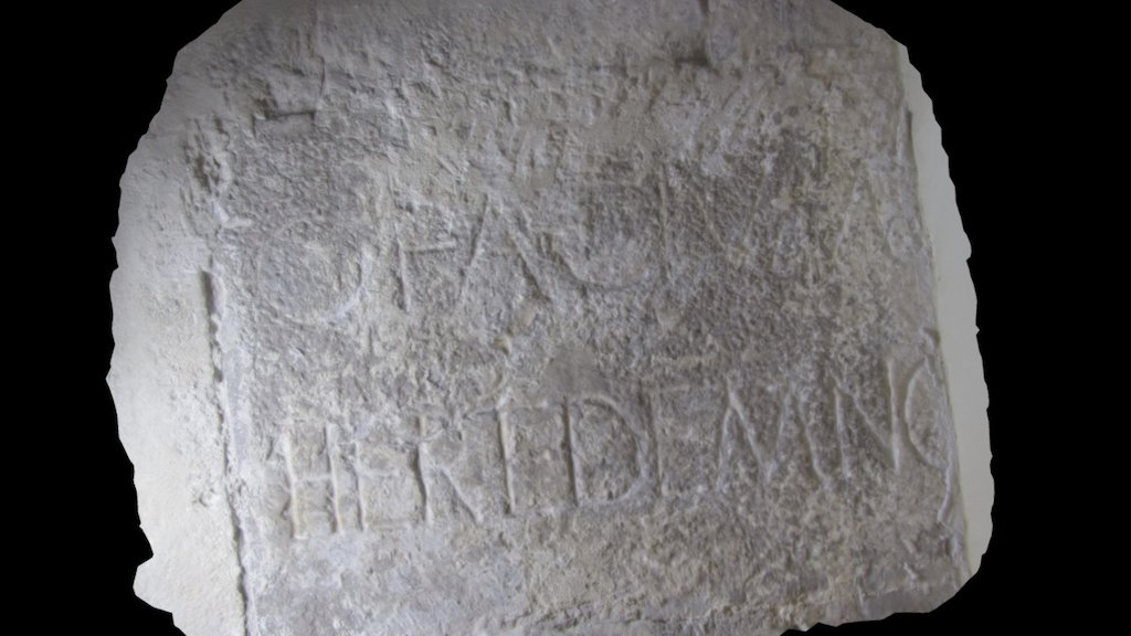Fragmentary Roman inscription