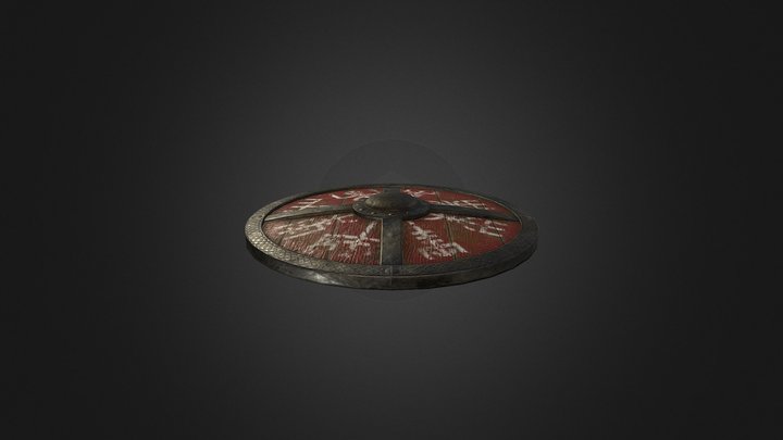 Viking Shield 3D Model