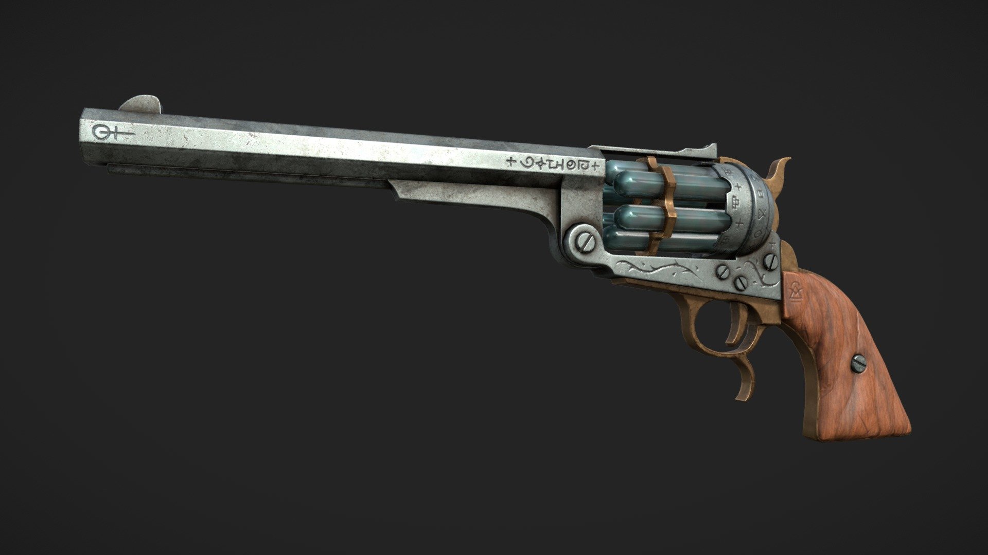 Magic Revolver — Sketchfab embed 3D viewer