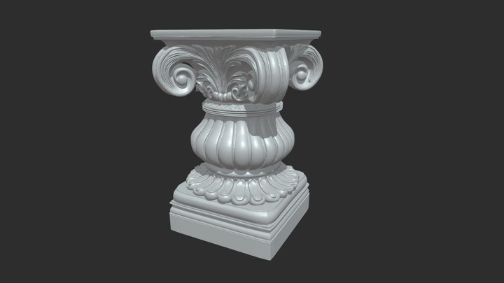 pedestal B 3D Model