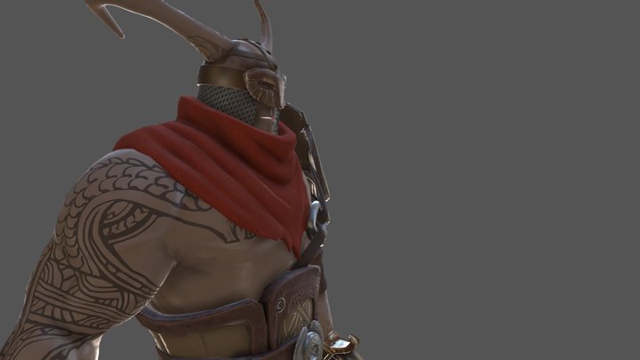 Viking_Character 3D Model