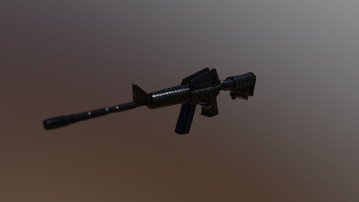 M4A1 3D Model