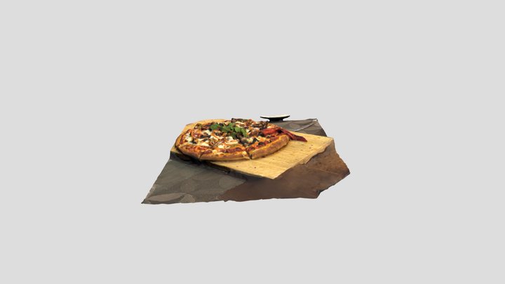 Spicy Pizza Meat 3D Model
