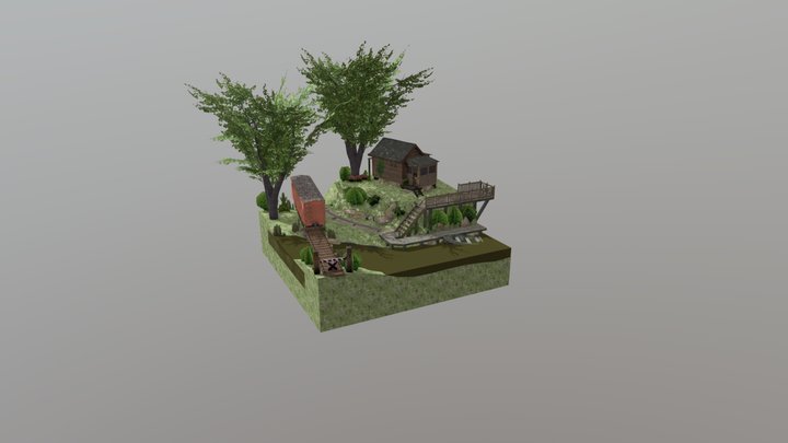 The Gold Belt Line 3D Model