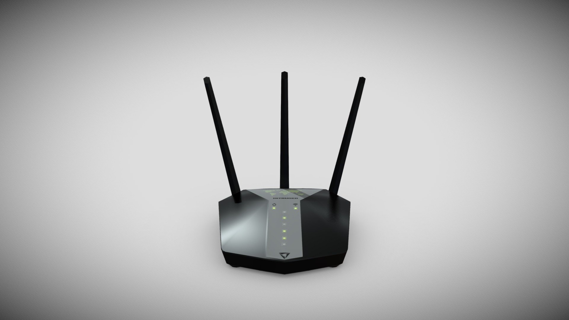 Wifi Modem Black Buy Royalty Free 3D model by Dexsoft Games (dexsoftgames) [6ec551c