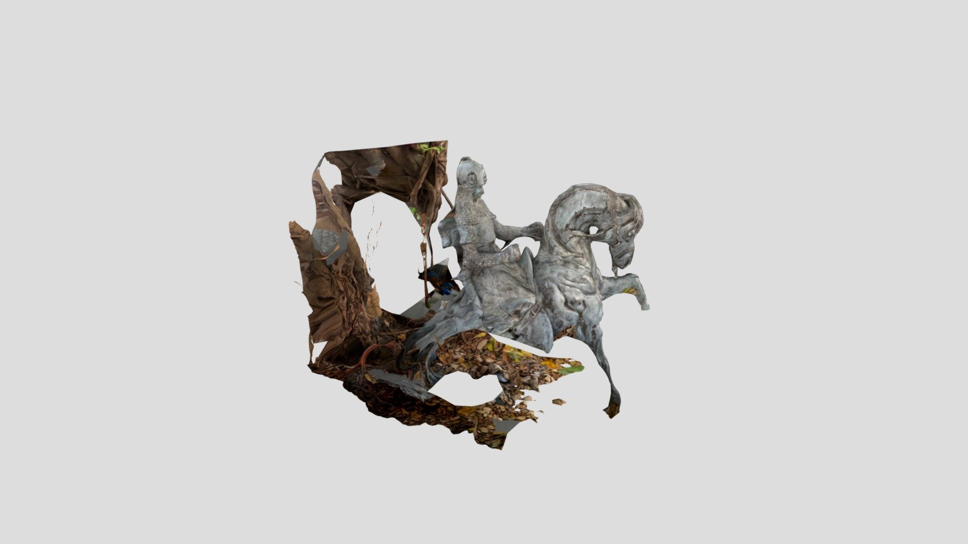 On a horse