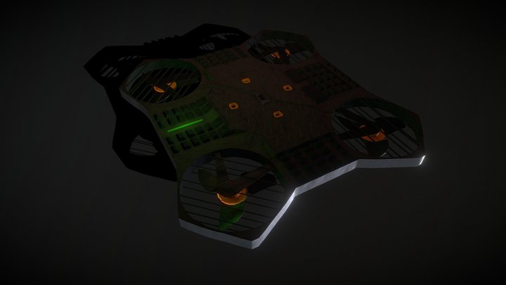 Echo's Yokai Drone 3D Model