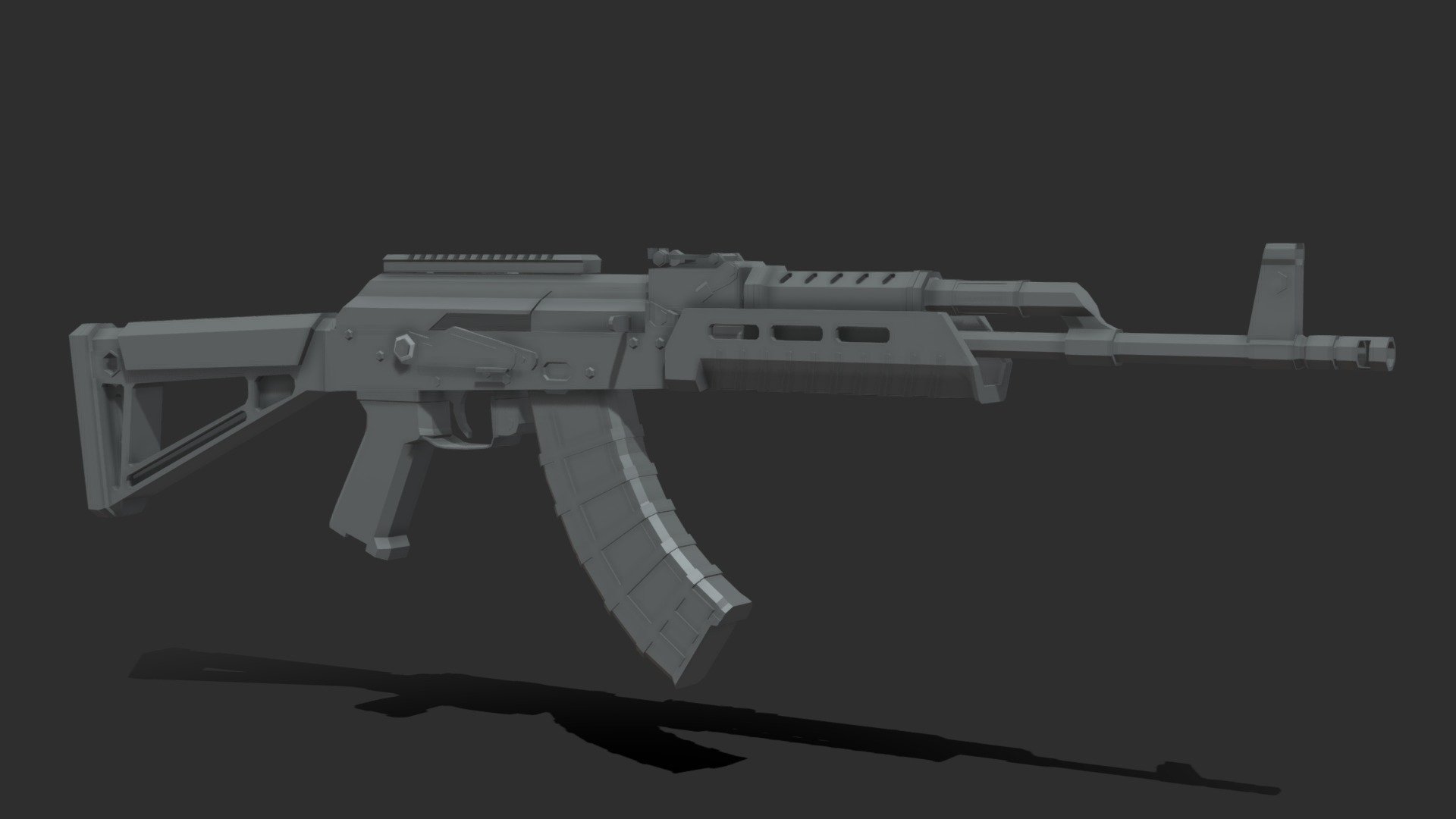 [Low Poly] SAR-308 - 3D model by ATAK (@FriendlyHoovy69) [6ec824c ...