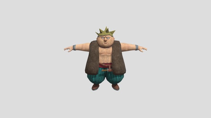 Yangus 3D DRAGON QUEST 8 3D Model