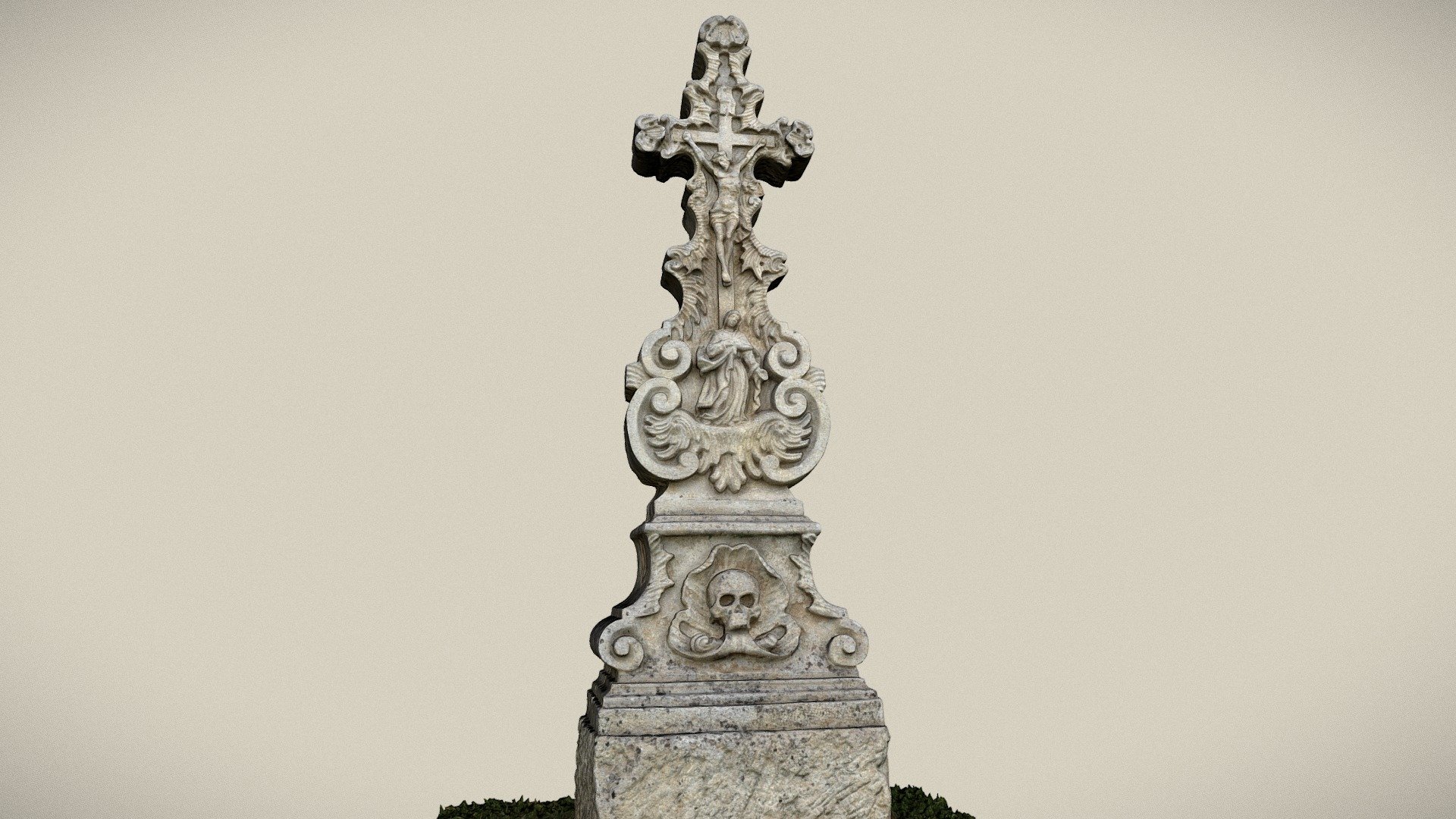Grabstein — Sketchfab embed 3D viewer