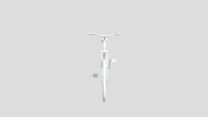 Low Poly Bike 3D Model