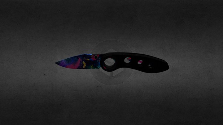 Traction Knife TESSELLATION 3D Model