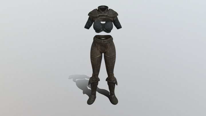 LeatherArmor 2k 3D Model